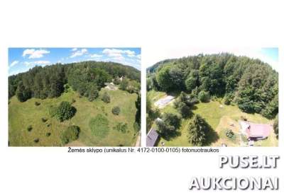 Miškų ūkio žemės sklypo 1/20 dalis Vilniaus r. sav., Liucionių k. aukcionas nuo 616 EUR
