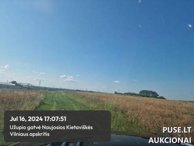 Žemės ūkio paskirties sklypas Elektrėnų sav. Naujųjų Kietaviškių k. pradinė kaina 4000 EUR