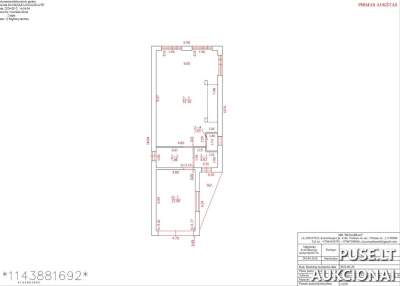 Didelis 154 kv.m. butas Vilniuje, Adomo Varno g. 18, pradinė kaina 113280 EUR
