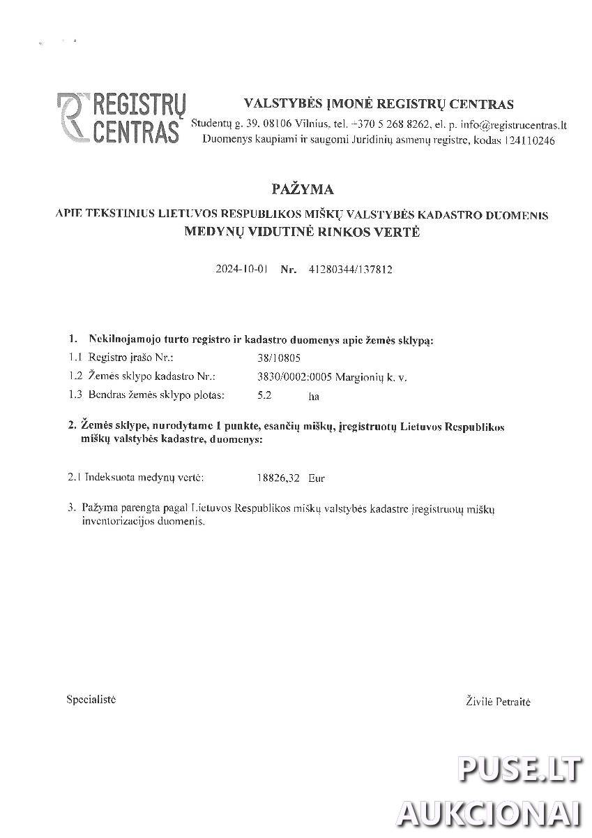 Žemės sklypas Sklypai Kapiniškiai, Marcinkonių sen., Varėnos r. sav. 8