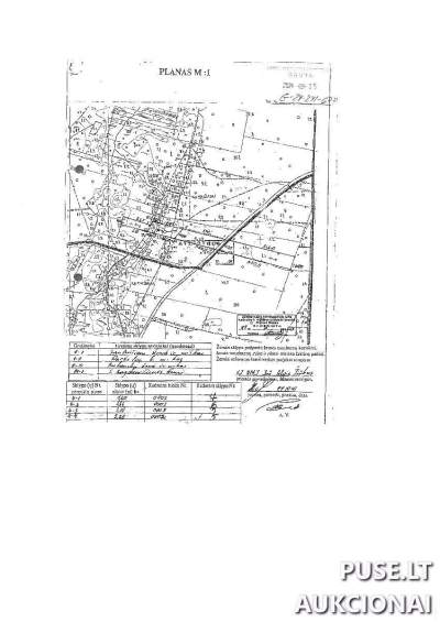 Miško ūkio paskirties žemės sklypo dalis Varėnos r. Kapiniškių k. 6320 EUR
