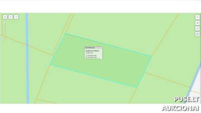 Parduodama 1/5 dalis miškų ūkio žemės sklypo Raseinių r. Smukėnų k. nuo 977 EUR