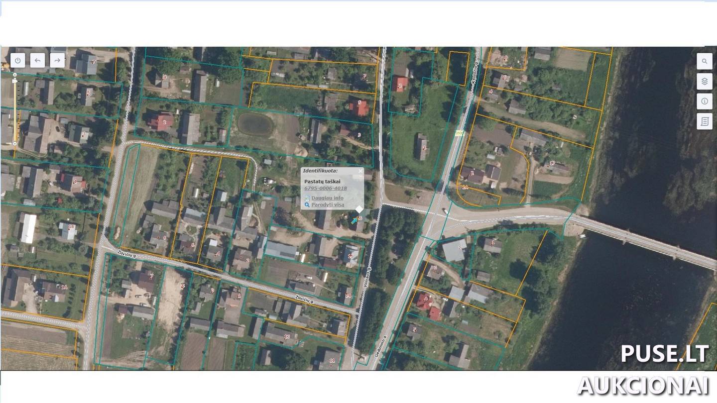 Gyvenamas namas Pastatai Gedimino a. 16, 39423 Saločiai, Saločių sen., Pasvalio r. sav. 1