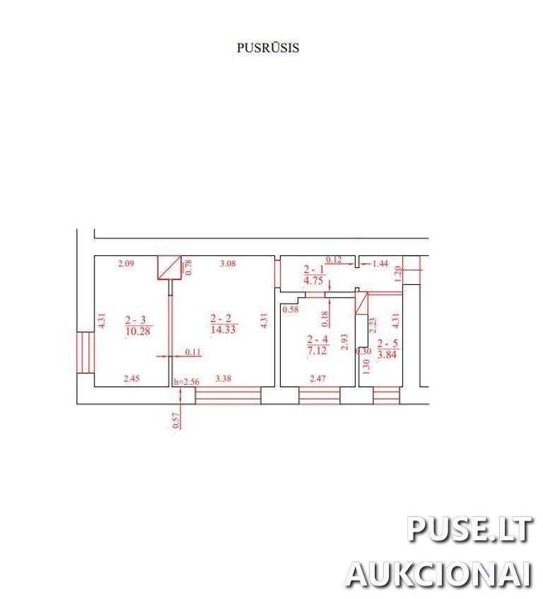 Butas Patalpos/Butai Stoties g. 26, 85379 Akmenė, Akmenės sen., Akmenės r. sav. 1