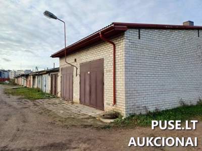 Garažo bokso pardavimas Joniškyje 47 kv. m - Pradinė kaina 2500 EUR