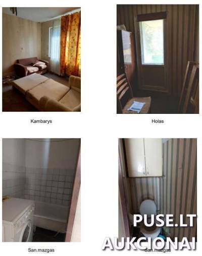 Butas Klaipėdoje, Markučių g. 1/1 dalis, pradinė kaina 43200 EUR, antstolių varžytynės