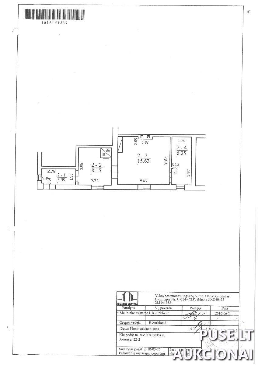 Butas Patalpos/Butai Debreceno g. 72, 94153 Klaipėda, Klaipėdos m. sav. 1