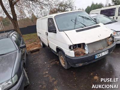Volkswagen Transporter krovininis mikroautobusas 1991 m. pradinė kaina 250 EUR