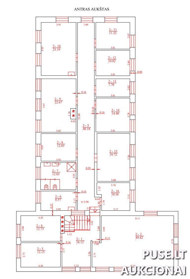 Administracinis pastatas Pastatai Mūšos g. 2, 39105 Pasvalys, Pasvalio miesto sen., Pasvalio r. sav. 7