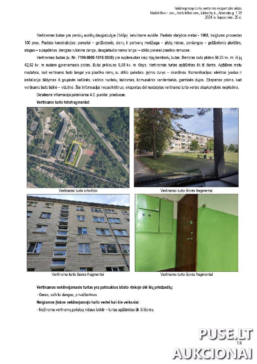 Butas Patalpos/Butai Arsenalo g. 1, 82185 Linkaičiai, Radviliškio sen., Radviliškio r. sav. 3
