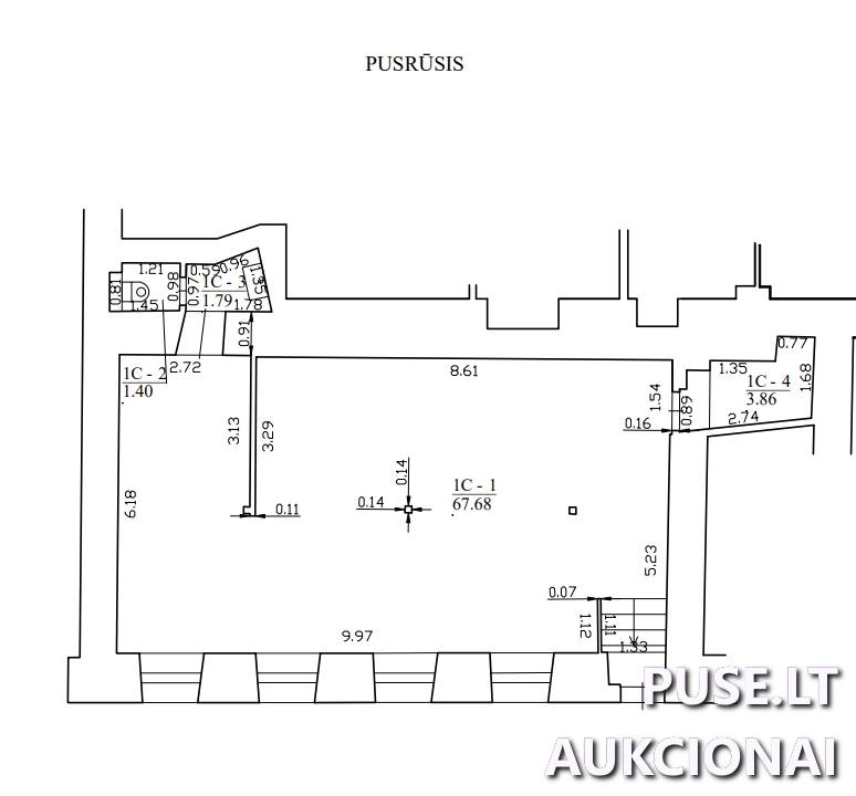 Administracinės patalpos Patalpos/Butai Pylimo g. 60, 01307 Vilnius, Vilniaus m. sav. 5