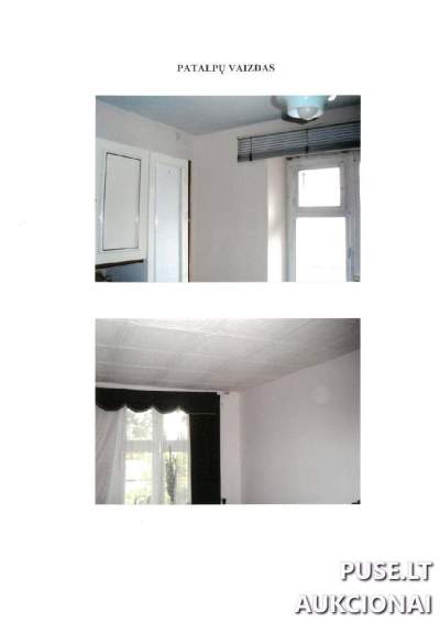 Patalpos Smalininkuose, Jurbarko r. - 37.41 kv.m butas su ūkiniais pastatais už 1101 EUR pradinę kainą