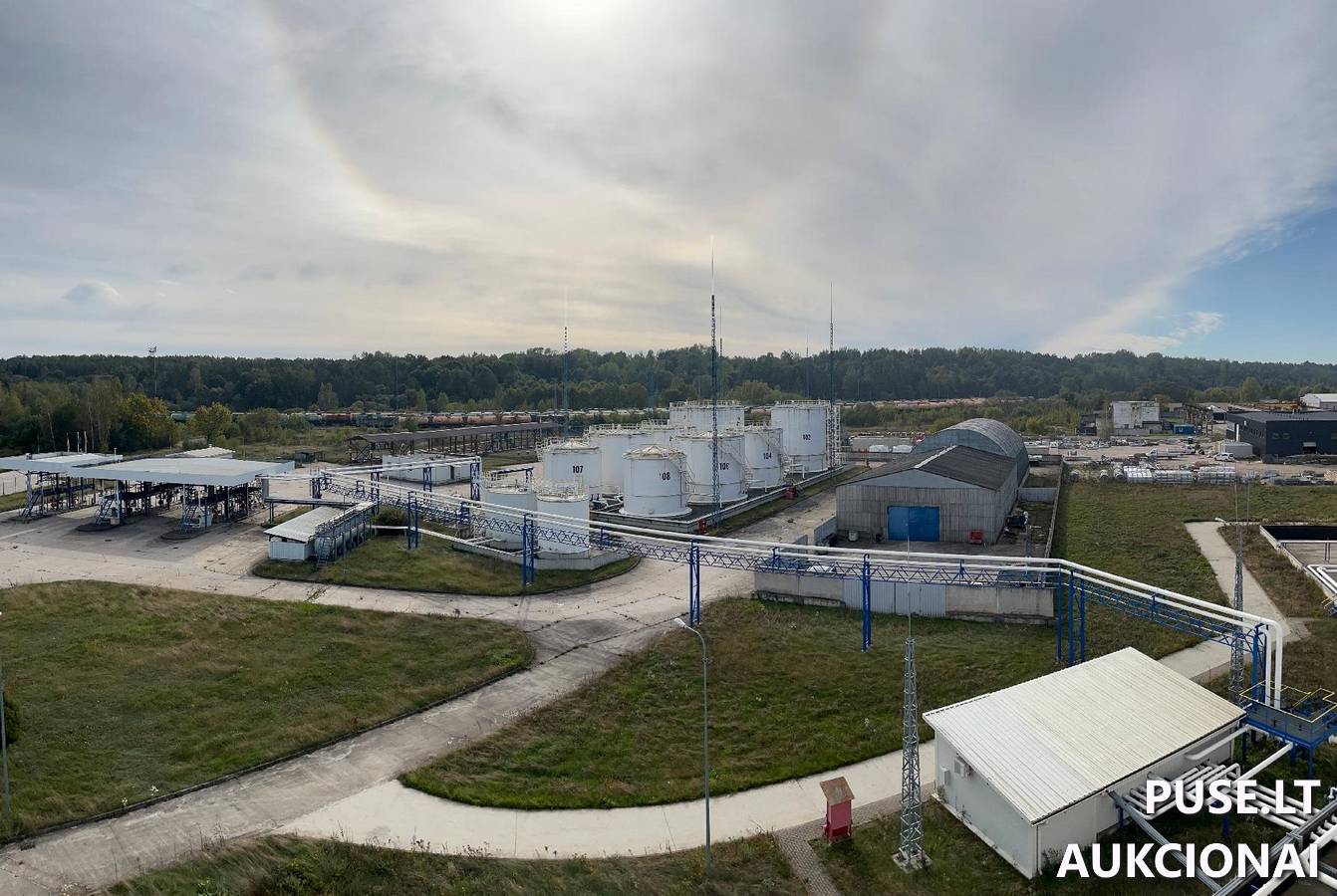 Geležinkelio cisternų aptarnavimo estakada Kiti statiniai Pramonės g. 38, 55198 Jonava, Jonavos miesto sen., Jonavos r. sav. 1