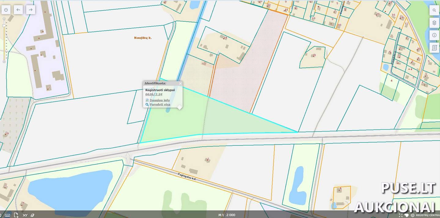 Žemės sklypas Sklypai Naujikų g., Naujikai, Karsakiškio sen., Panevėžio r. sav. 1