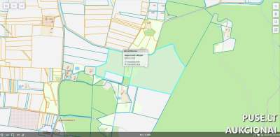 Žemės ūkio sklypas Panevėžio r. sav. Maksvytiškių k. 1/4 dalis už 24320 EUR