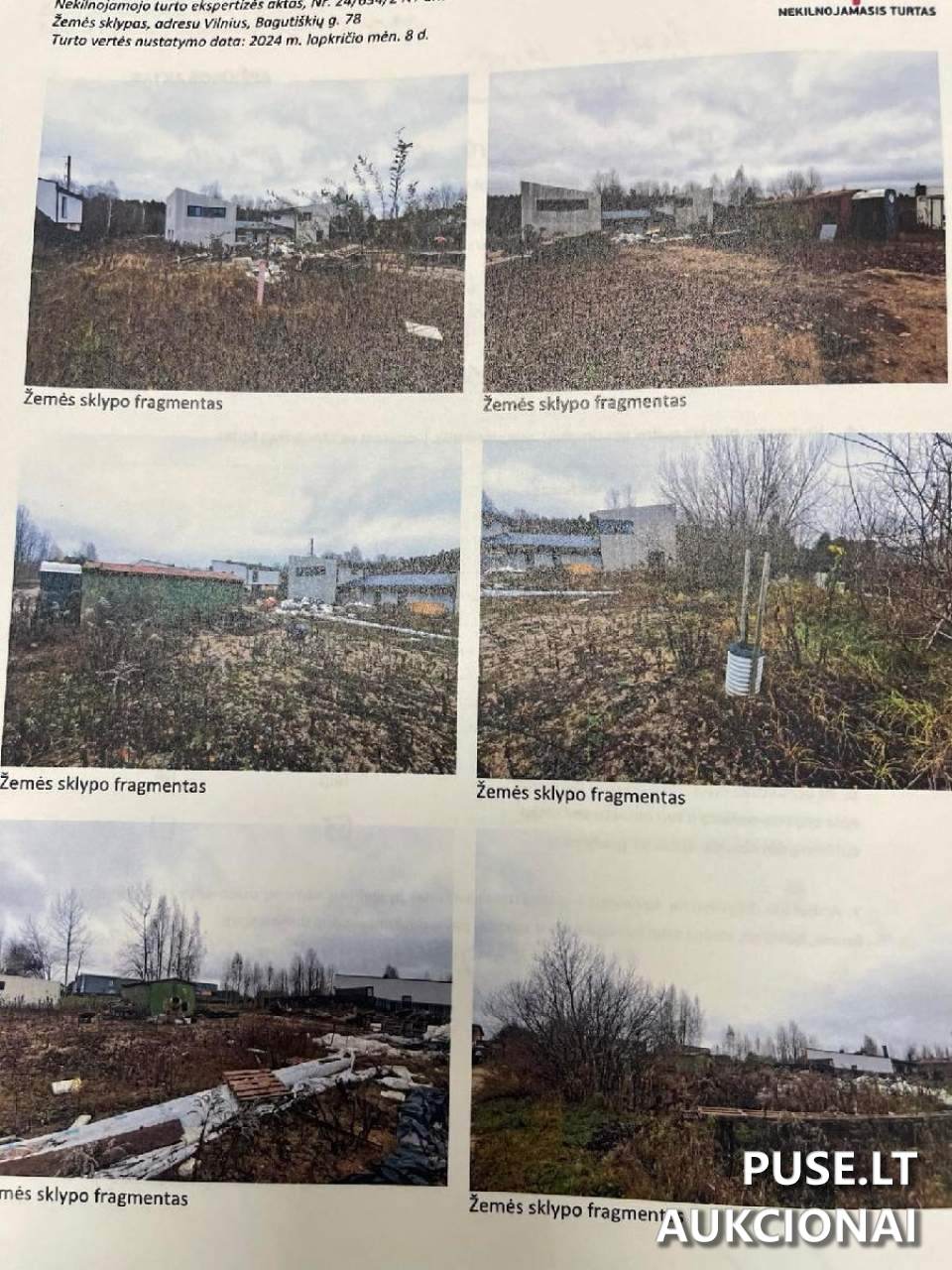 Žemės sklypas Sklypai Bagutiškių g. 78, 08471 Vilnius, Vilniaus m. sav. 1