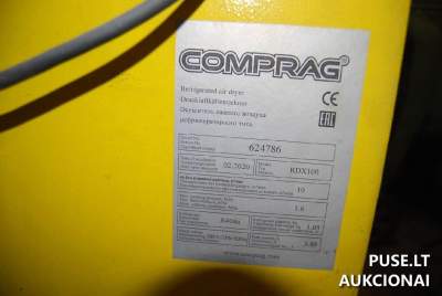 Smėliavimo įranga pradinė kaina 16000 EUR - varžytynės nemokumo pagrindu