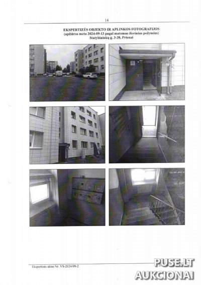 Dviejų kambarių butas Prienuose, Statybininkų g. 3, pradinė kaina 54000 EUR, su rūsiu