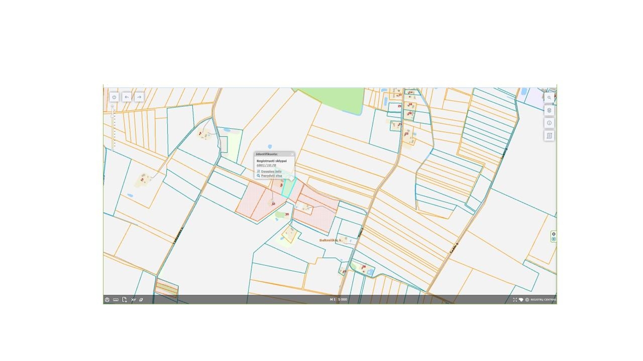 Žemės sklypas Sklypai Baltmiškiai, Šateikių sen., Plungės r. sav. 1