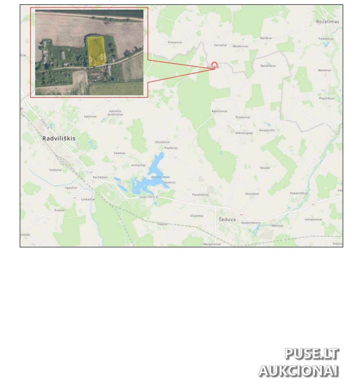 Žemės sklypas Sklypai Žardeliai 6, 82490, Pakalniškių sen., Radviliškio r. sav. 1