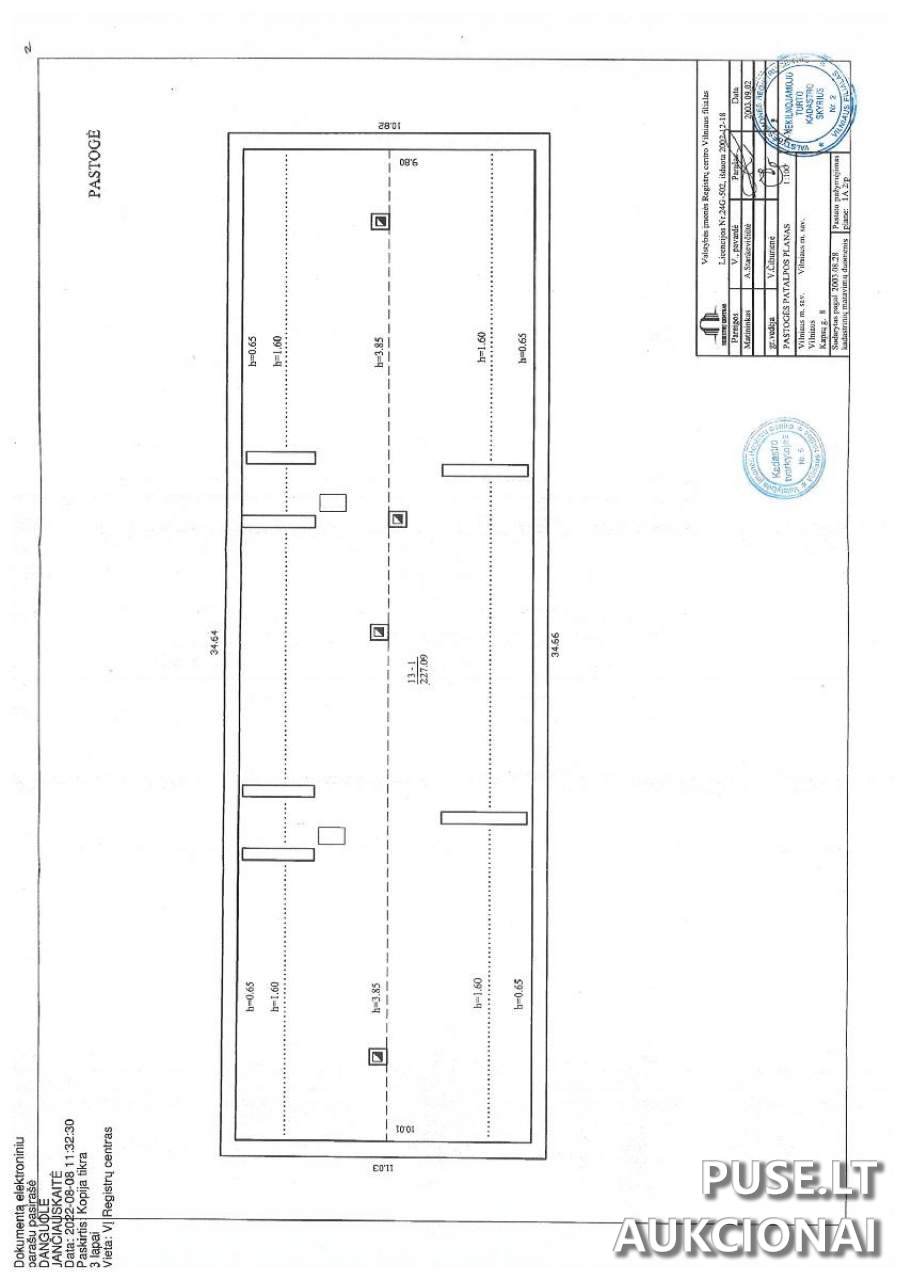Neįrengta pastogė Patalpos/Butai Kapsų g. 8, 02166 Vilnius, Vilniaus m. sav. 1