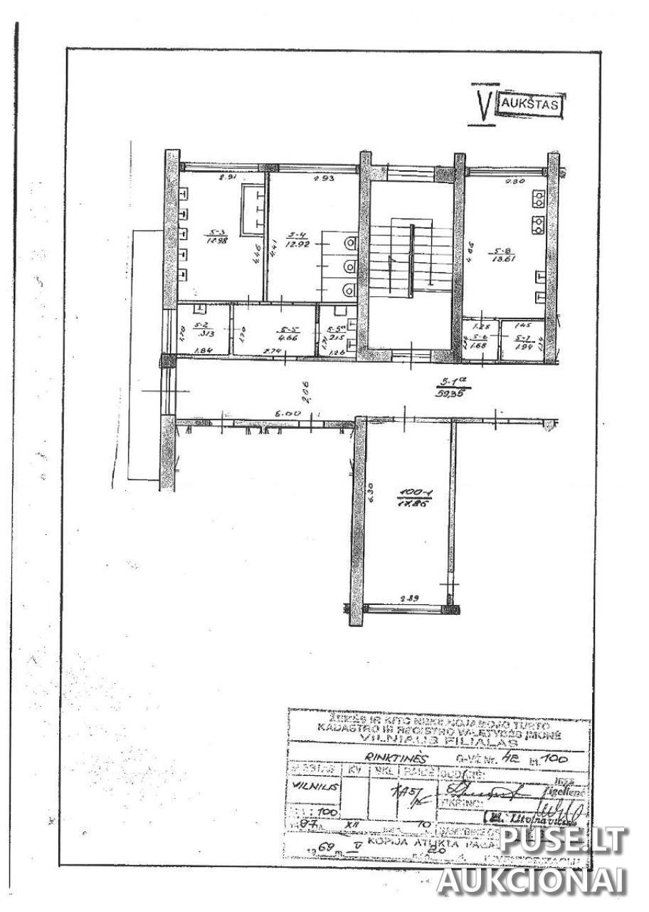 Kambarys Patalpos/Butai Rinktinės g. 42, 09316 Vilnius, Vilniaus m. sav. 1