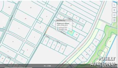 Žemės sklypas Kretingalėje, Kaštonų g. 8, 0.0933 ha parduodamas aukcione nuo 5518 EUR