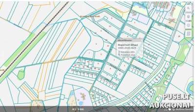 Žemės sklypas Klaipėdos r., Kretingalėje, Kaštonų g. 4 parduodamas 5518 EUR pradine kaina