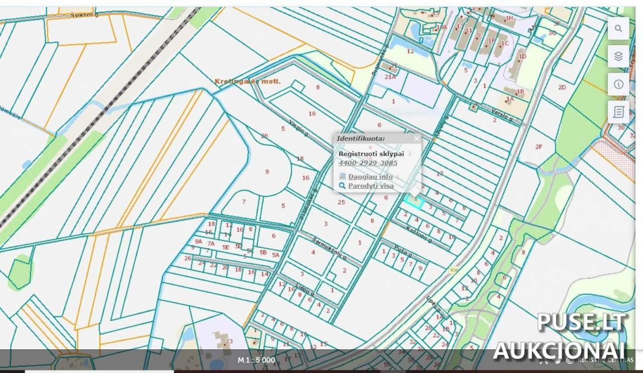 Žemės sklypas Sklypai Lazdynų g. 1, 96336 Kretingalė, Kretingalės sen., Klaipėdos r. sav. 1