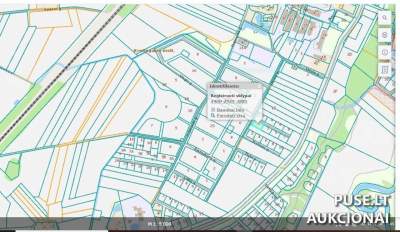 Žemės sklypas Klaipėdos r. sav., Kretingalėje, Lazdynų g. 1, 0.0984 ha, pradinė kaina 5808 EUR