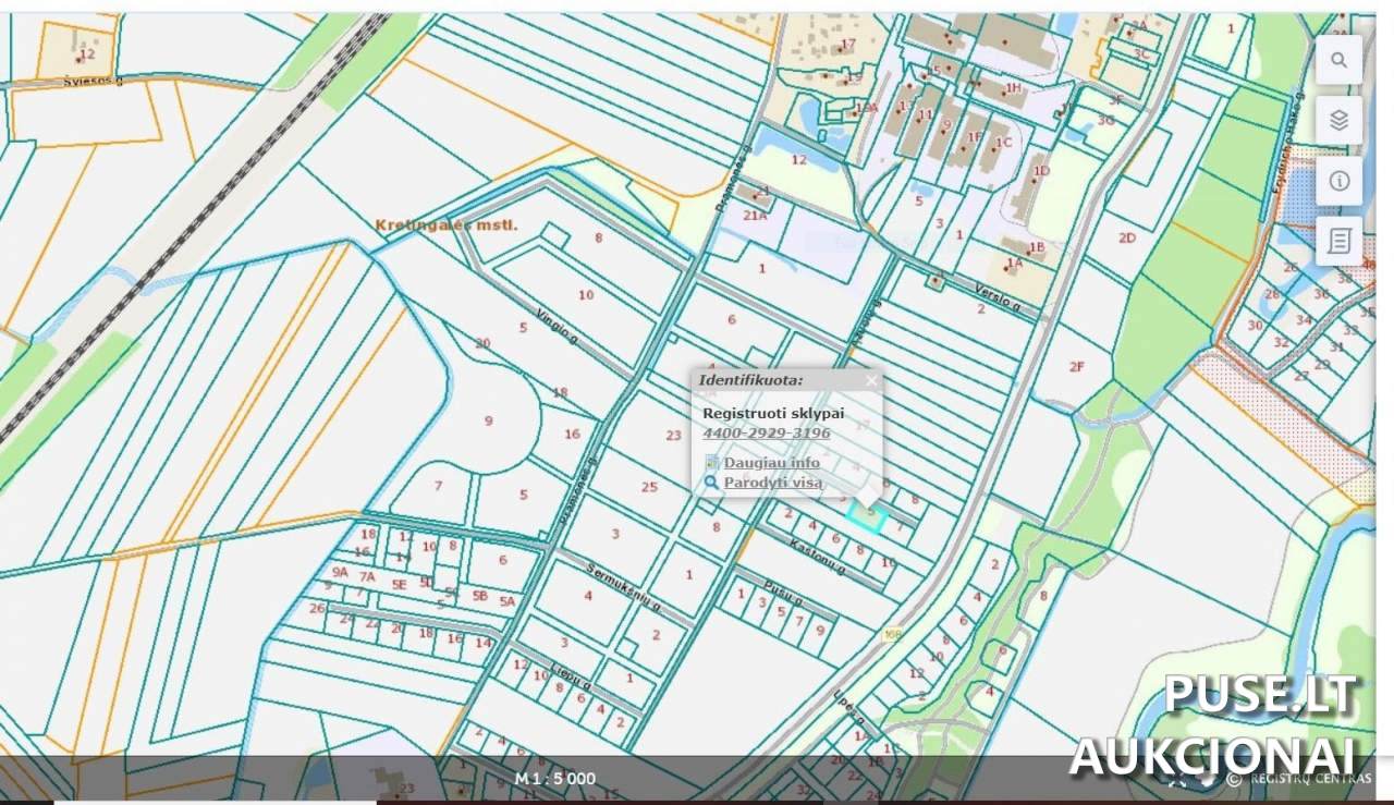 Žemės sklypas Sklypai Lazdynų g. 5, 96336 Kretingalė, Kretingalės sen., Klaipėdos r. sav. 1