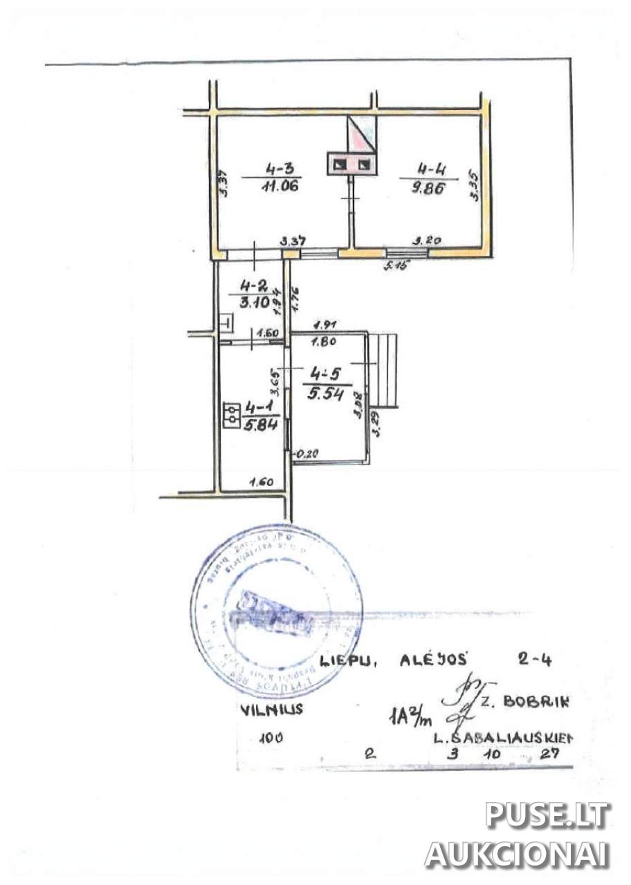 Butas Patalpos/Butai Tremtinių g. 2, 11118 Vilnius, Vilniaus m. sav. 1