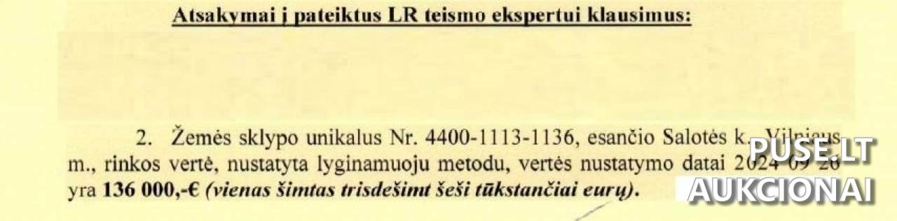 Žemės sklypas Sklypai Vilniaus m. sav., Vilniaus apskr. 8