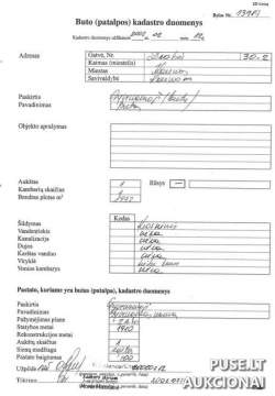 Patalpos/Butai - Butas