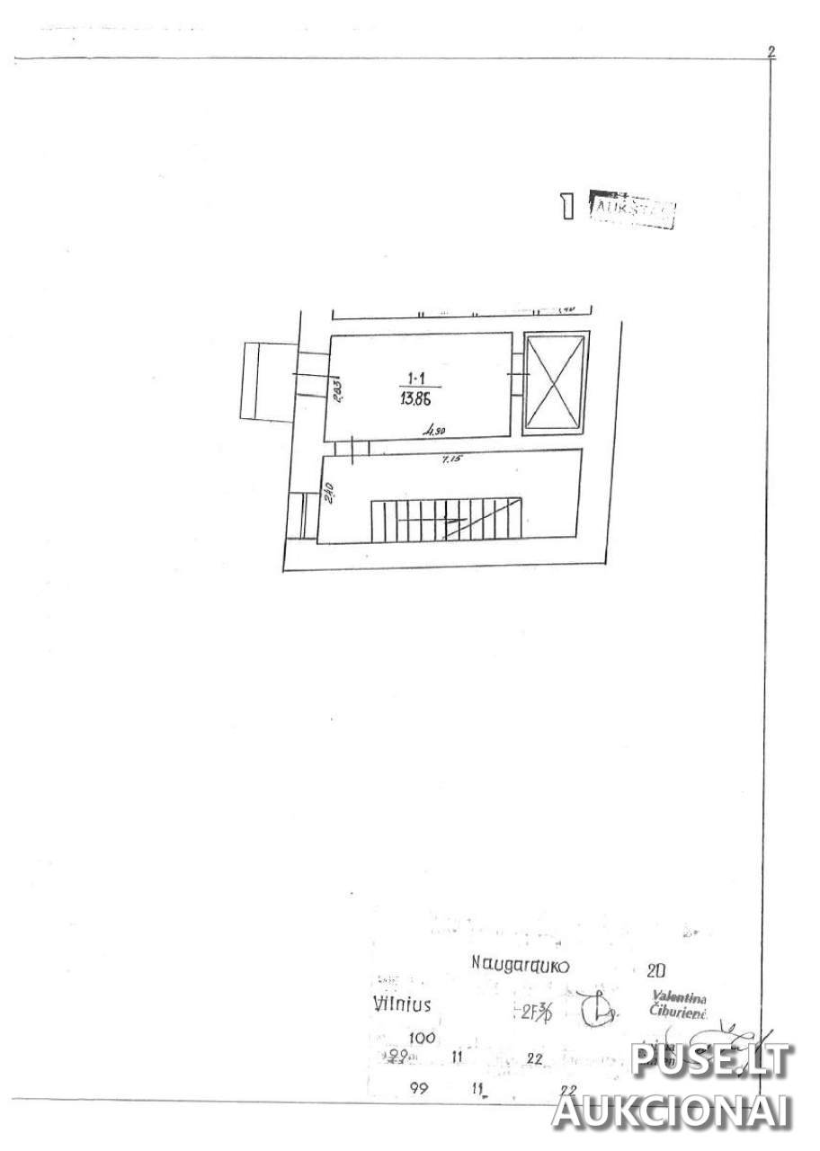 Sandėlis Patalpos/Butai Naugarduko g. 20A, 03225 Vilnius, Vilniaus m. sav. 6