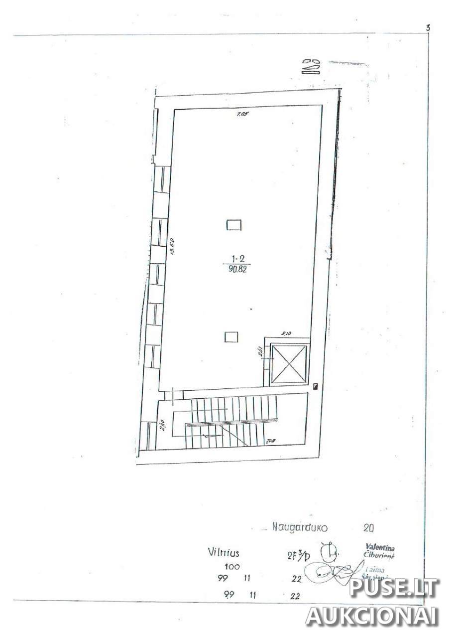 Sandėlis Patalpos/Butai Naugarduko g. 20A, 03225 Vilnius, Vilniaus m. sav. 7