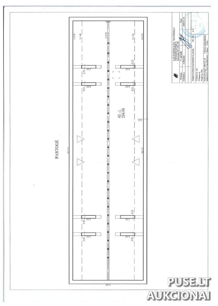 Neįrengta pastogė Patalpos/Butai Paupio g. 29A, 11341 Vilnius, Vilniaus m. sav. 1