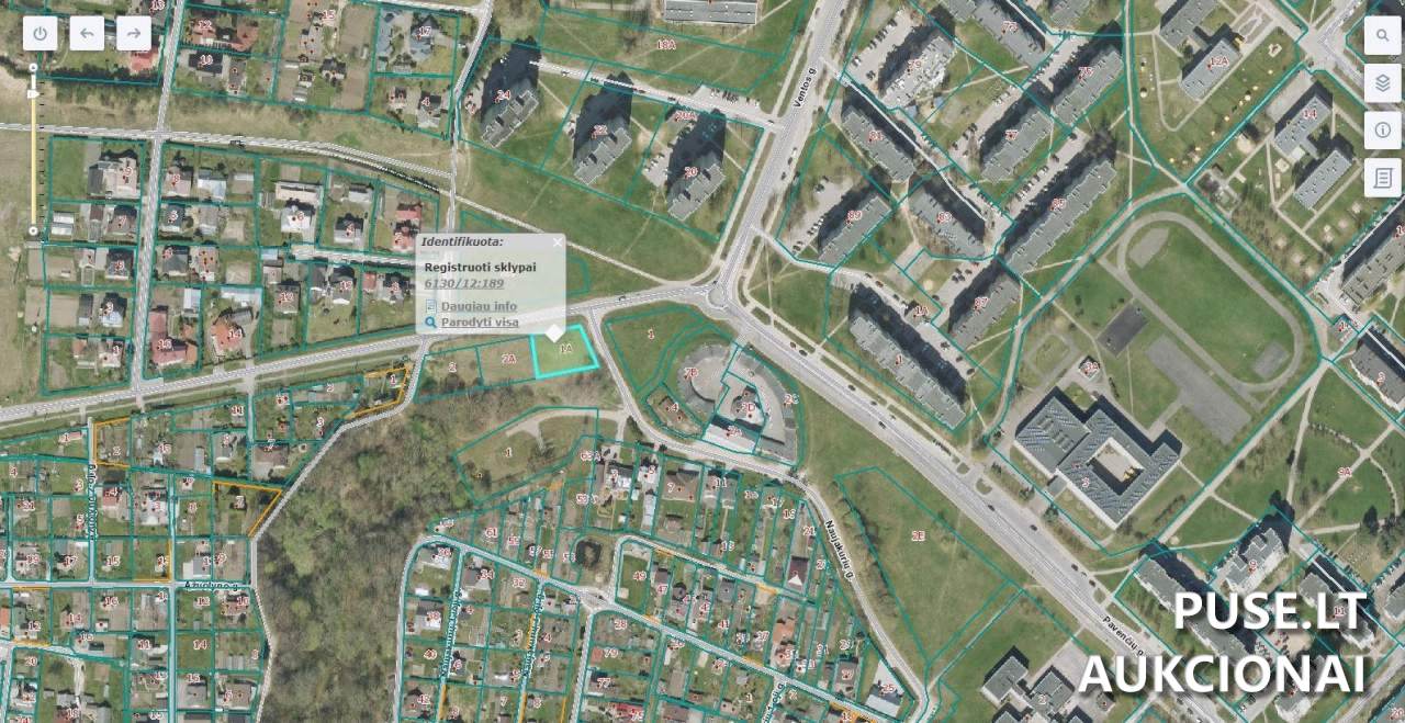 Žemės sklypas Sklypai Naujakurių 1-oji g., Mažeikiai, Mažeikių sen., Mažeikių r. sav. 3