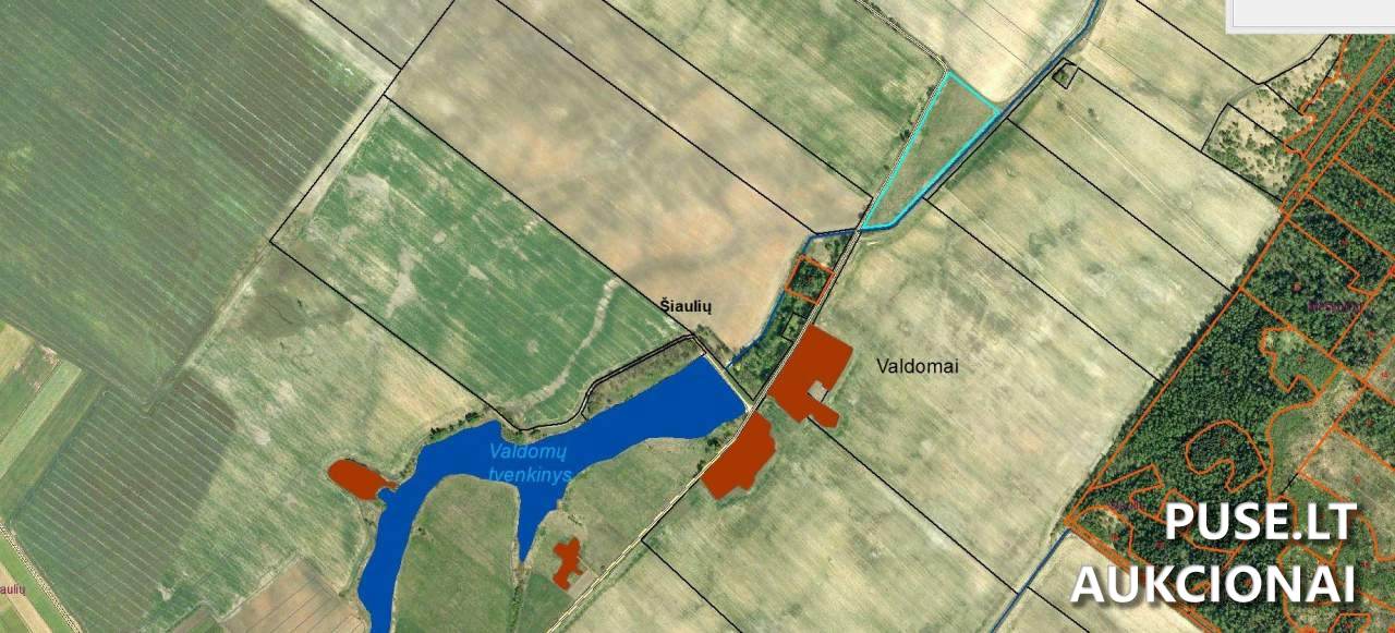 Žemės sklypas Sklypai Valdomų g., Valdomai, Gruzdžių sen., Šiaulių r. sav. 2