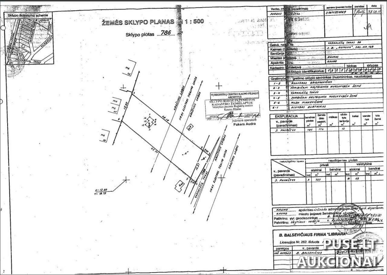 Žemės sklypas Sklypai Varnalėšų tak. 38, 51336 Kaunas, Kauno m. sav. 10