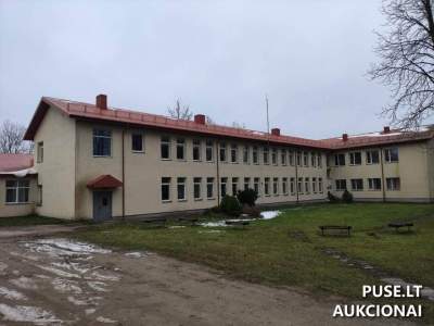 Nekilnojamasis turtas Skuodo rajone - Buvusi mokykla Šačių kaime, pradinė kaina 51221 EUR