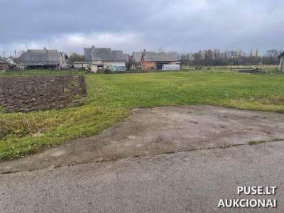 Valstybinis žemės sklypas Pasvalio r. Joniškėlio m. Vilniaus g. 43, pradinė kaina 4440 EUR