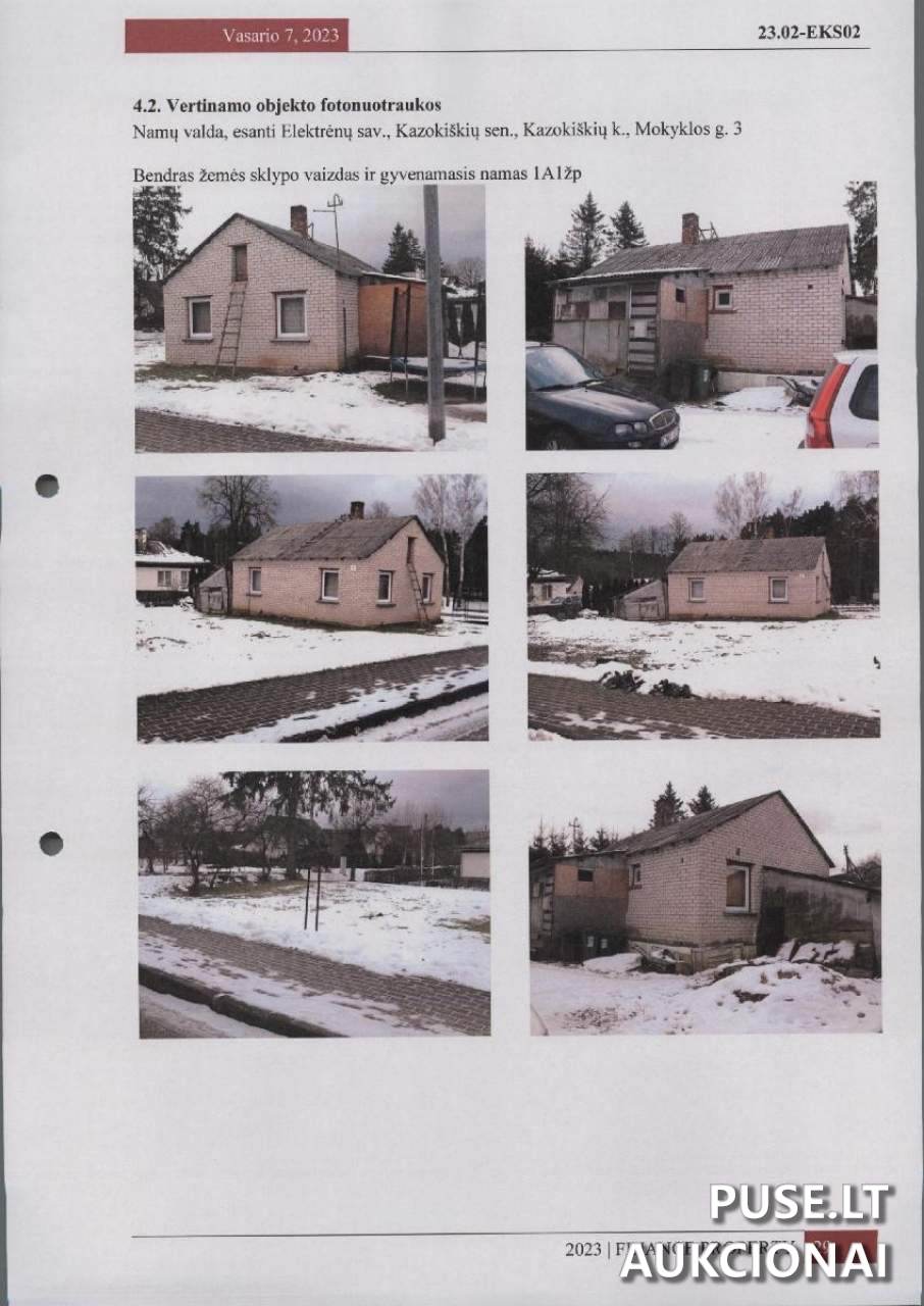 Žemės sklypas Sklypai Mokyklos g. 3, 21354 Kazokiškės, Kazokiškių sen., Elektrėnų sav. 1