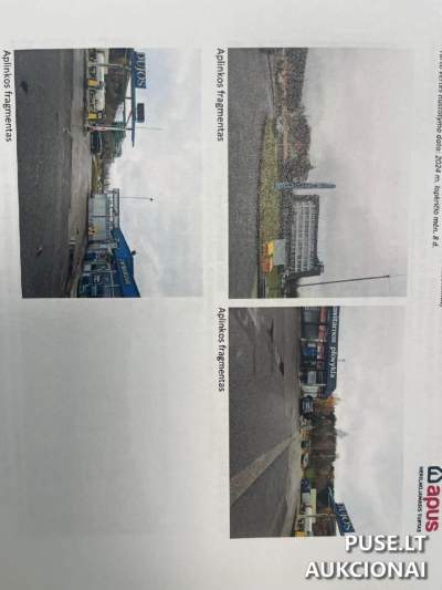 Žemės sklypo 22/1400 dalies pardavimas Vilniuje komercinėms veikloms, pradinė kaina 1776 EUR