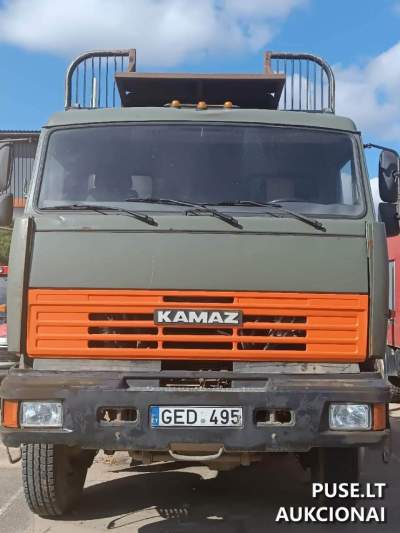 Parduodamas miškovežis KAMAZ 65111 2012 m. aukcione pradinė kaina 11665 EUR