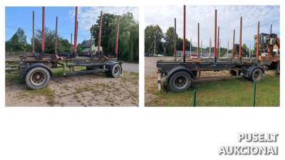 Miškovežio priekaba Jašiūnuose, Šalčininkų r., pradinė kaina 3500 EUR, skelbiama aukcione