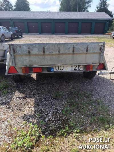 2003 m. SAURIDA priekaba aukcione Šakių r. nuo 140 EUR - techninis inventorius