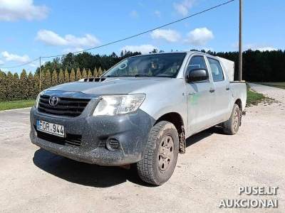 Parduodamas lengvasis automobilis TOYOTA HILUX 2011 m. aukcione Šakių r. pradinė kaina 4760 EUR