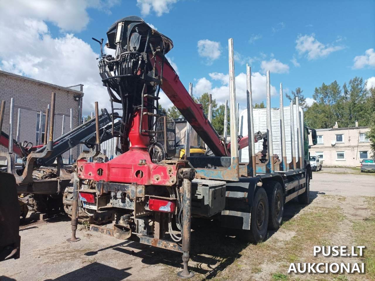 Automašina MAN TGS 33.480 (medienvežis) Inv. nr. 24-42811 Traktoriai, savaeigės mašinos, priekabos, puspriekabės 3