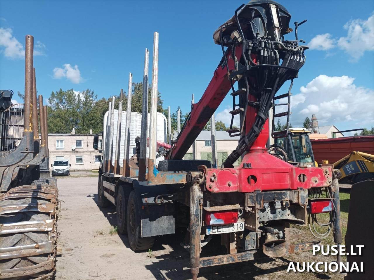 Automašina MAN TGS 33.480 (medienvežis) Inv. nr. 24-42811 Traktoriai, savaeigės mašinos, priekabos, puspriekabės 4